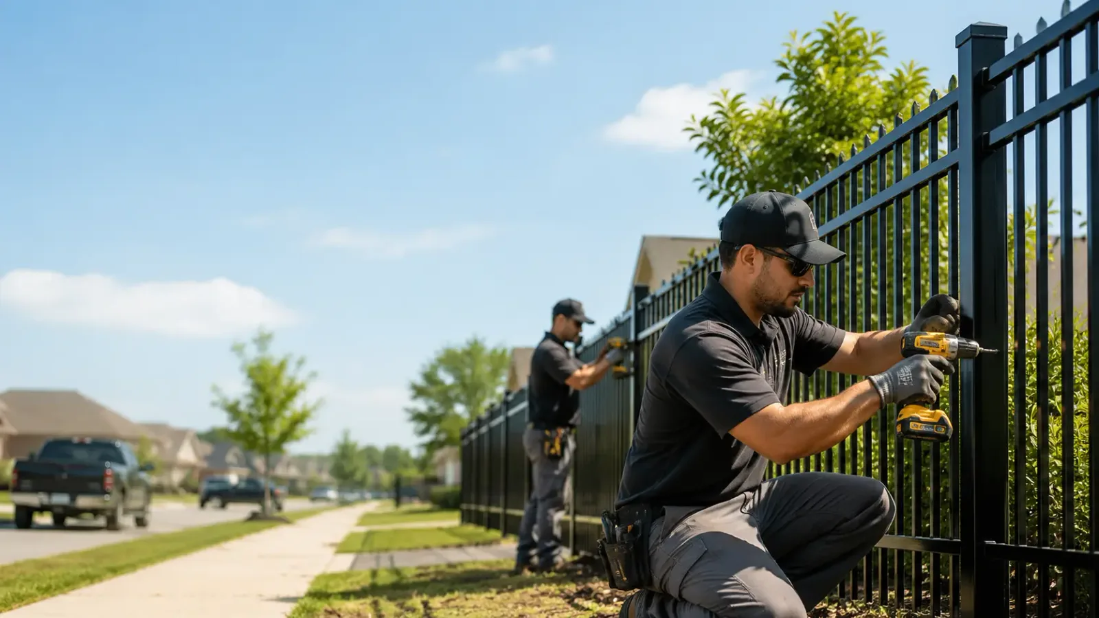 Metal Fence Installation in Griffin, IN